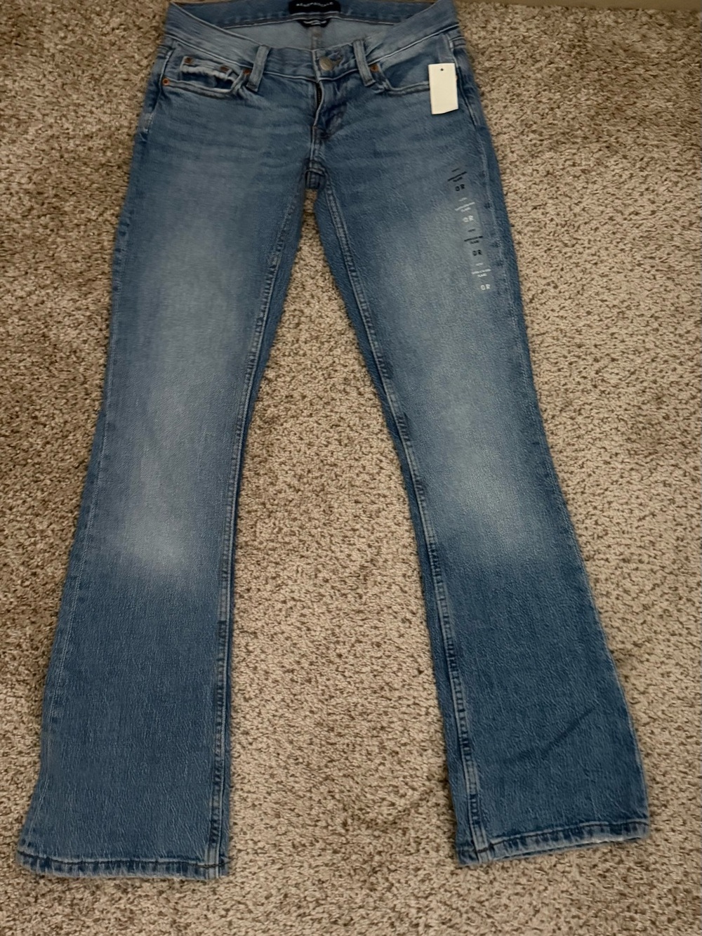 Aeropostale Women's Light Blue Flare Jeans